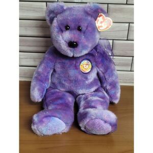 Vintage Ty Beanie Buddy Clubby IV Plush Teddy Bear Vintage Plush Toy #A54